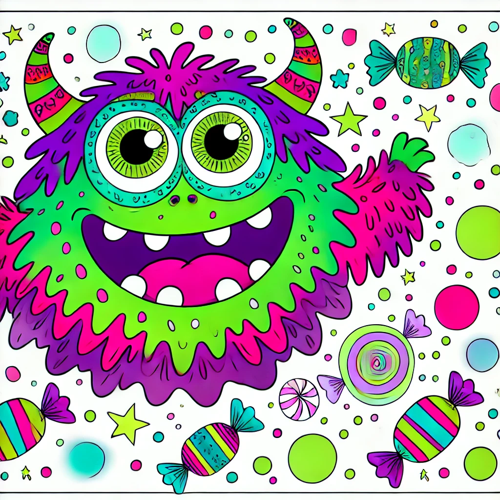 Monsters Colouring Books