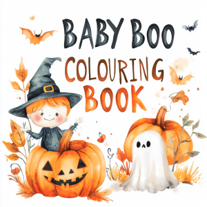 Baby Boo Colouring Book