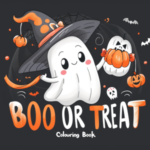 Boo or Treat Colouring Book