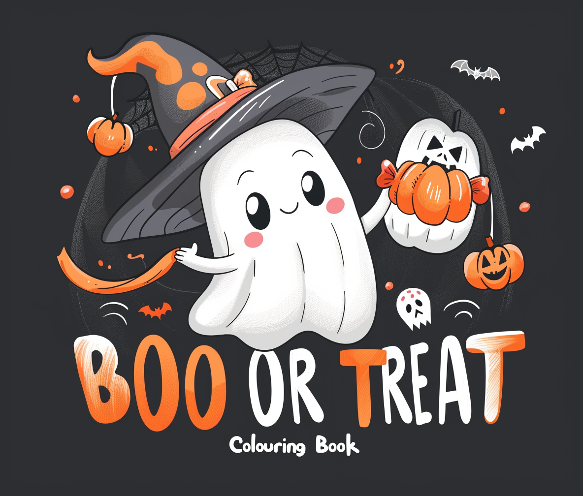 Boo or Treat Colouring Book