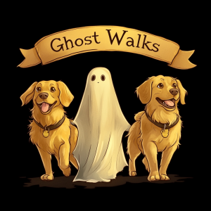 Ghost Walks Colouring Book