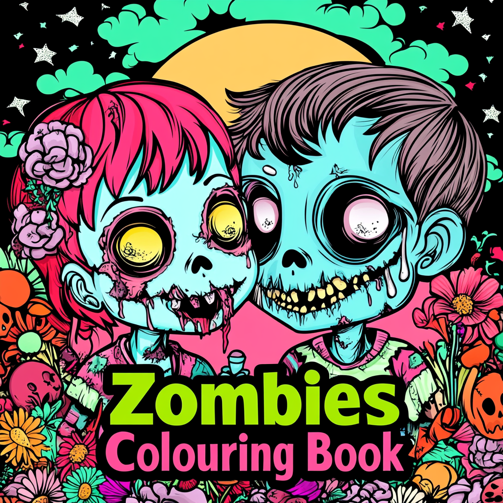 Zombies Colouring Book