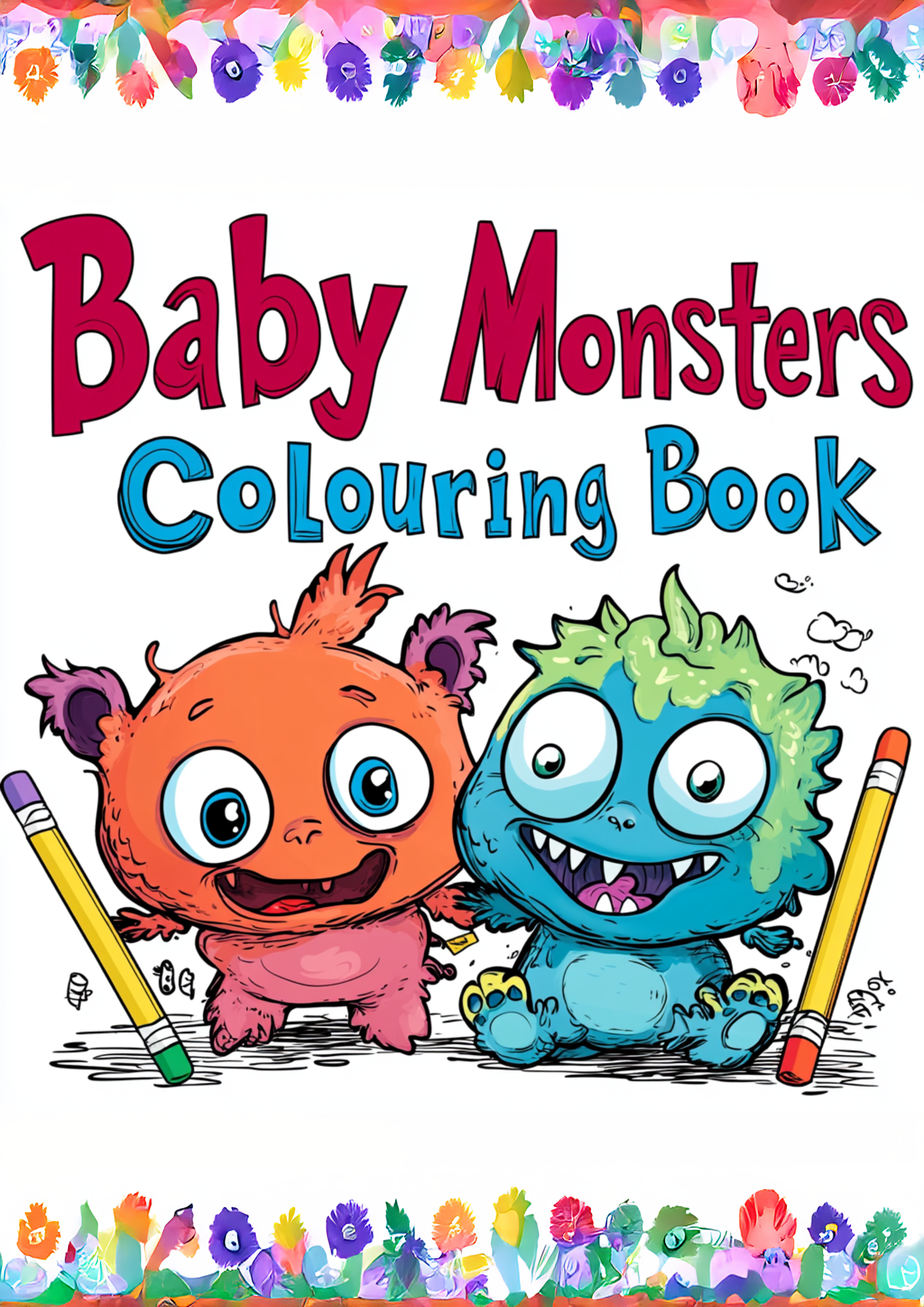 Baby Monsters Colouring Book